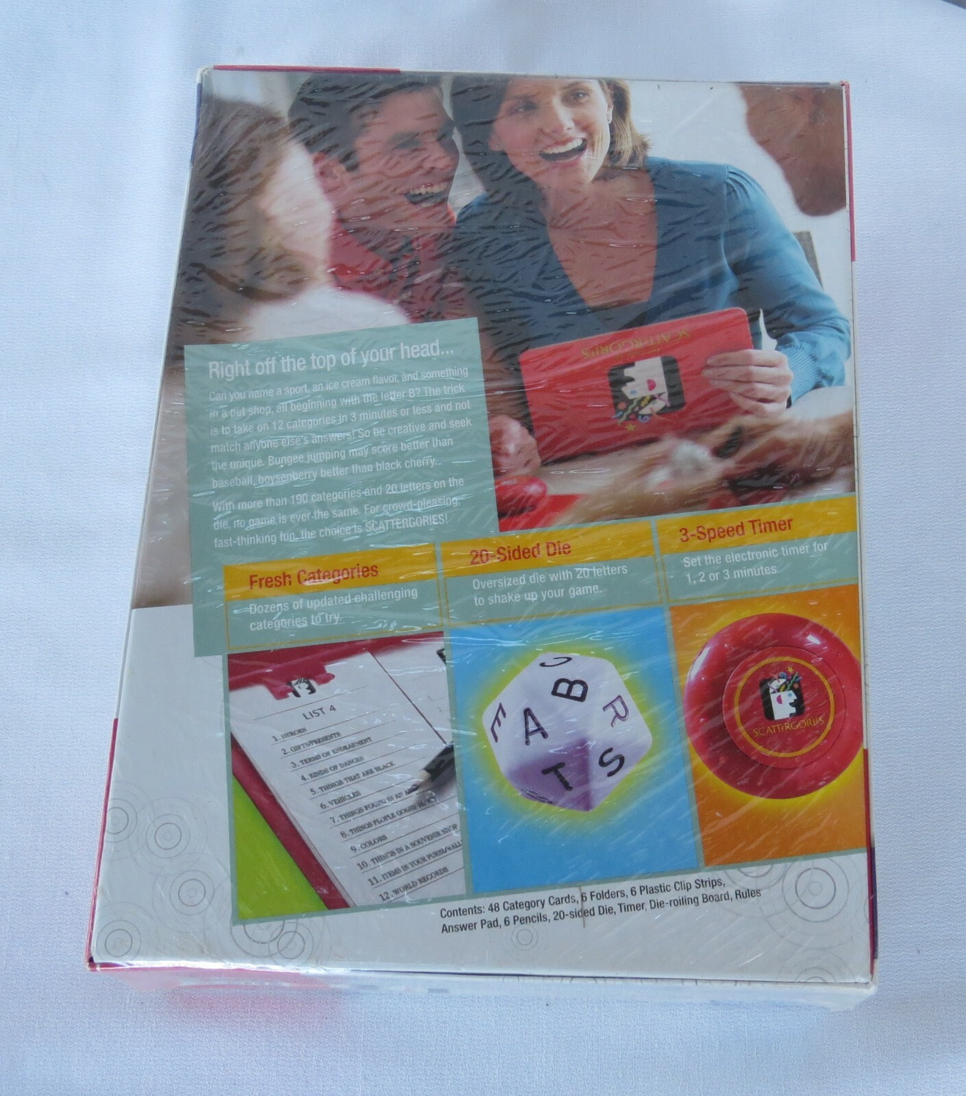 “SCATTERGORIES” Board Game 2009 by Parker Brothers-Still Factory Sealed New!