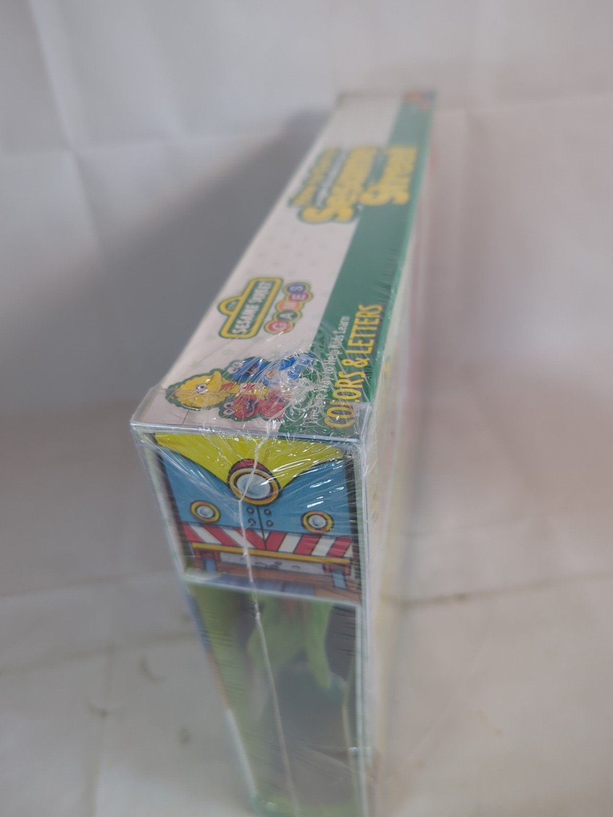 NOS VTG Fisher-Price How To Get To Sesame Street Pop Up Game Colors & Letters
