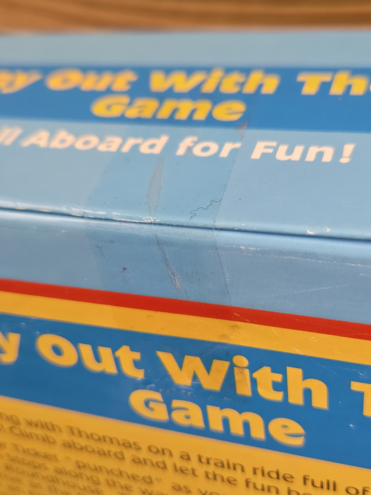 Thomas & Friends Tank Engine A DAY OUT WITH THOMAS Board Game Briarpatch 2005