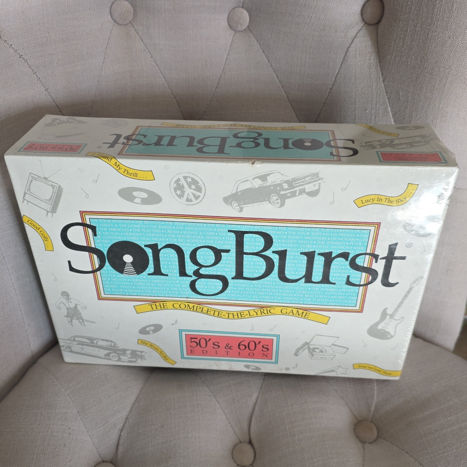 SONG BURST Complete The Lyric Game 50’s & 60’s Edition From 1990 NEW/SEALED