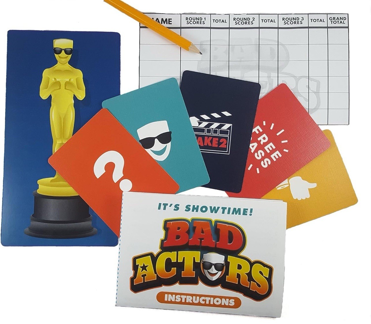 Bad Actors – Character Impersonation Party Game Free Your Wild Side- NEW