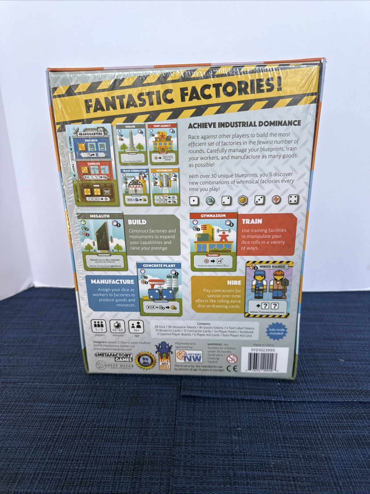 Fantastic Factories – A Game Of Industrial Dominance For 1-5 Players