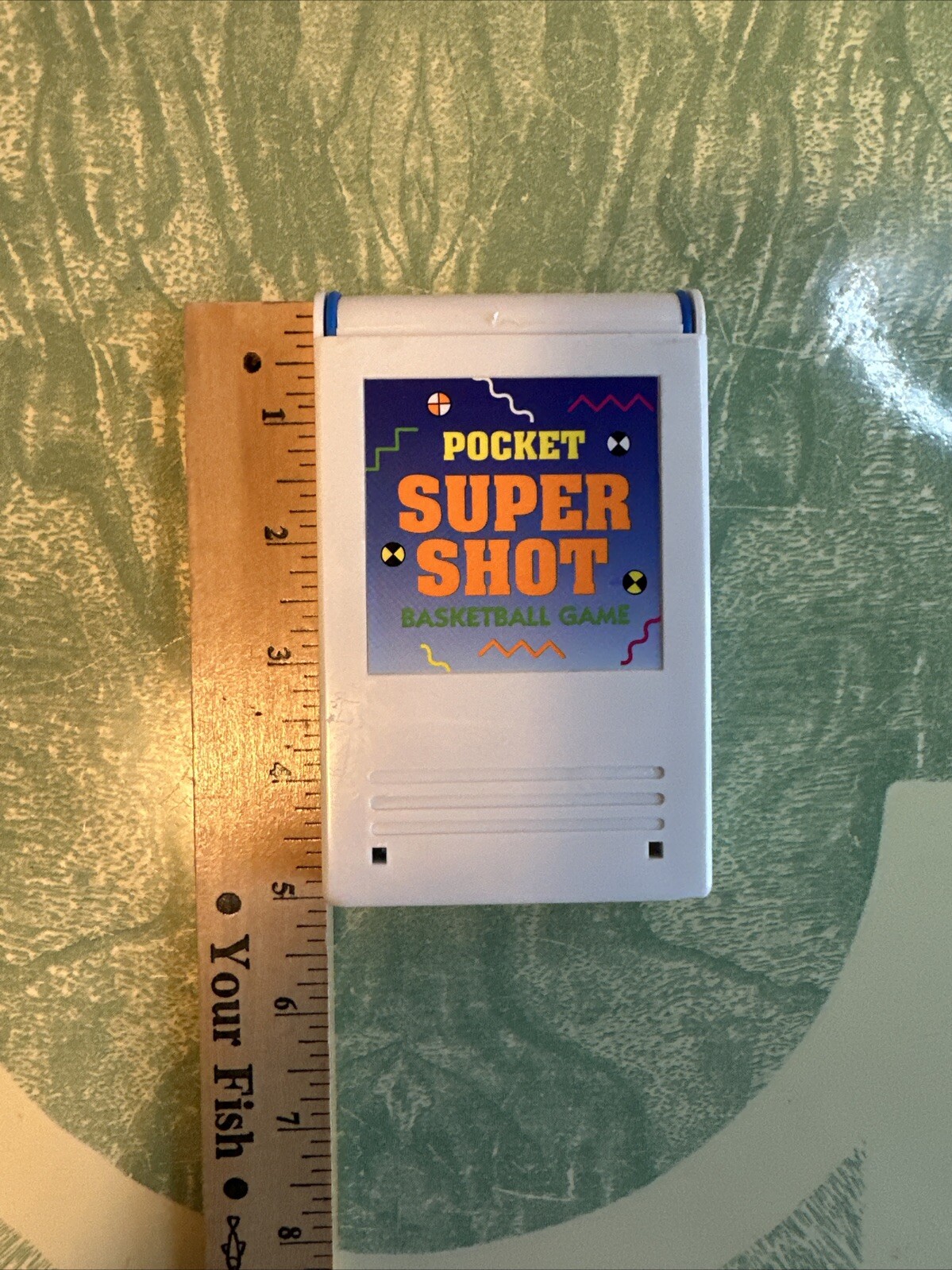 Vtg 1994 Super Shot Pocket Game Basketball travel Complete Works 90’s Fun(8)