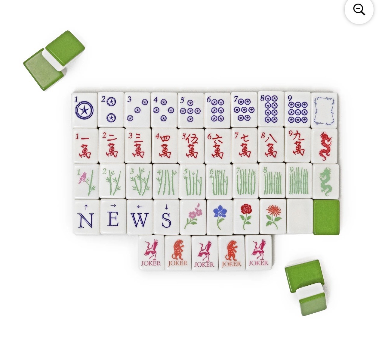 Maison Lude Mahjong Limited Edition 160 Tile Set Premium Mat, Leather Bag SEALED