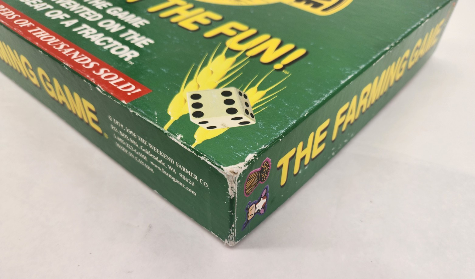 The Farming Game – Harvest the Fun! 1996 Board Game – Complete