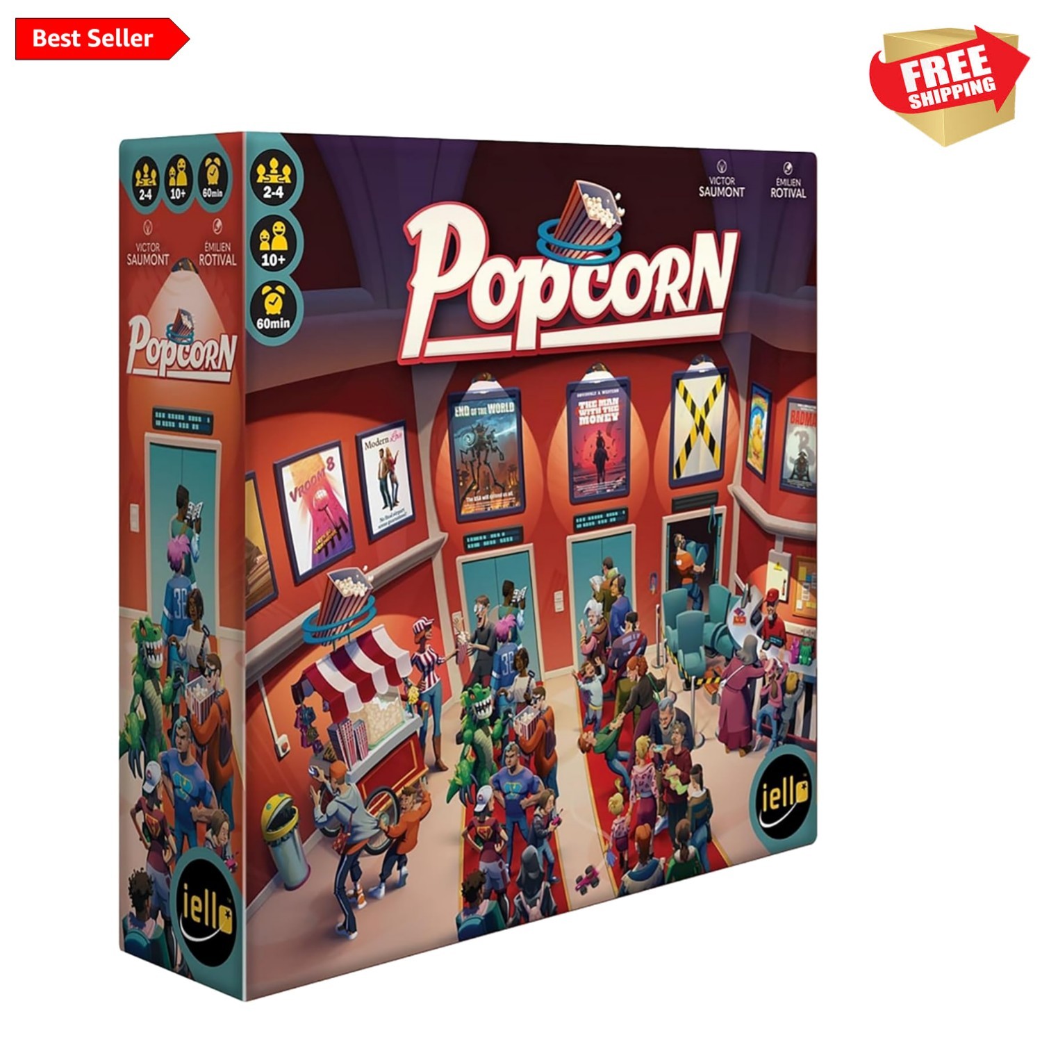 Experience Cinematic Fun with POPCORN: A Board Game of Movie Theater Management