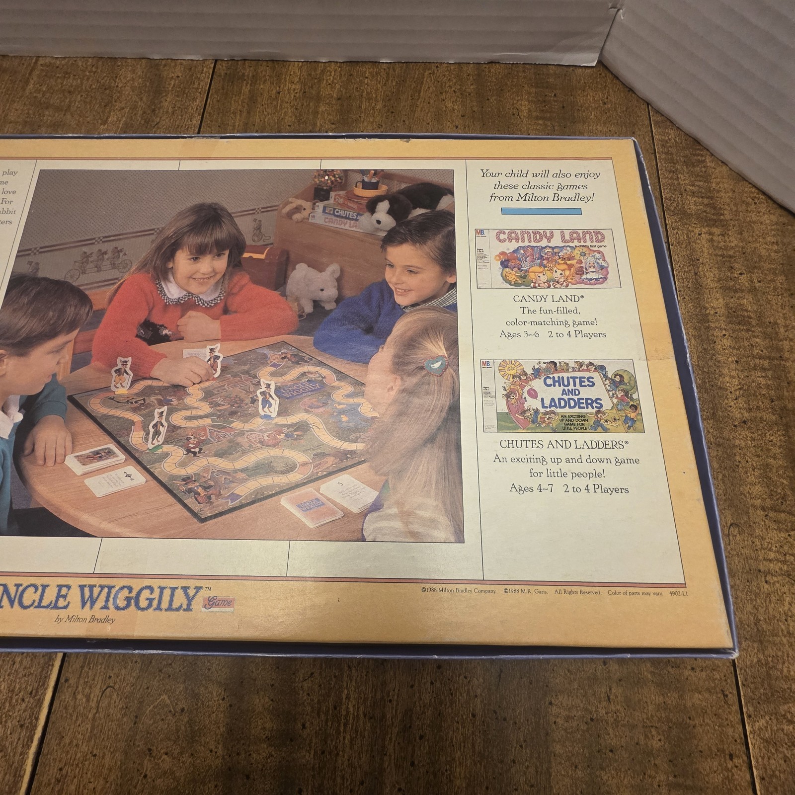 Vintage Uncle Wiggly Board Game – Milton Bradley – 1988 – 100% Complete