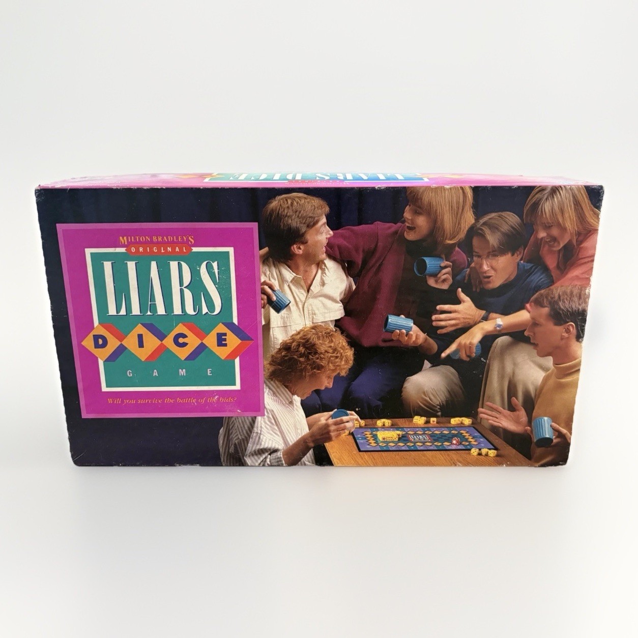 1987 Milton Bradley Liar’s Dice Game Complete Vintage Dice Cups Set