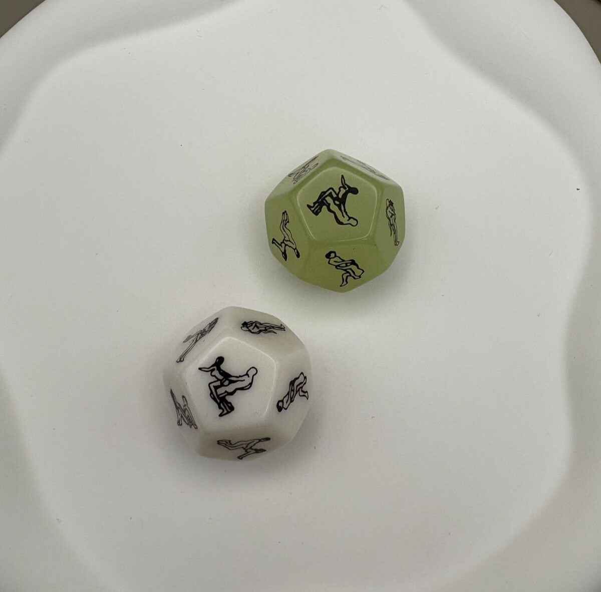 2Pcs 12 Side Foreplay Dice Sex Position Couple Lover Adult Novelty Gift