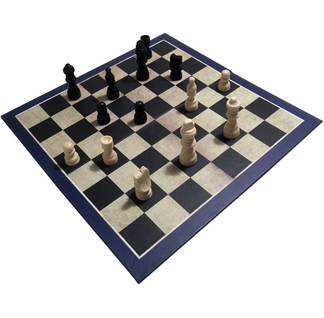 3-in-1 Chess, Draughts/Checkers, & Backgammon Game Ages 7+ By House Of Marbles