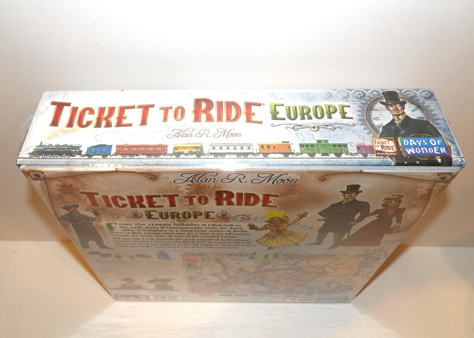 WONDERFUL SEALED DAYS OF WONDER TICKET TO RIDE EUROPE ALAN R MOON BOARD GAME