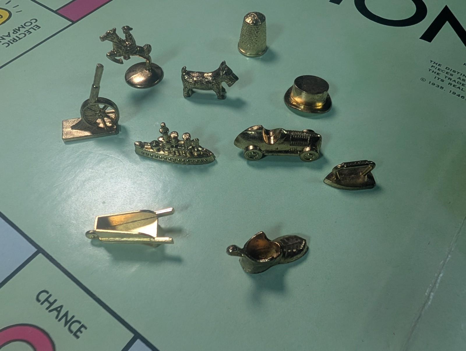 VINTAGE Monopoly Board Game 1974 Faux Leather Case Special Edition