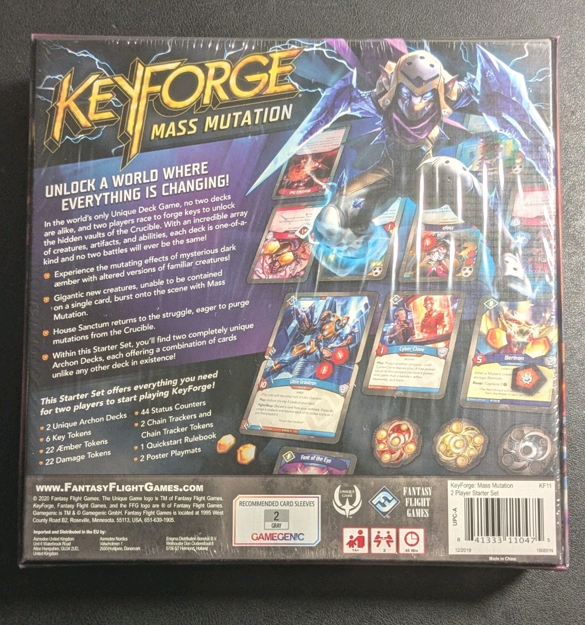Keyforge: Mass Mutation – 2 Player Starter Set (2020, Fantasy Flight) [Sealed]