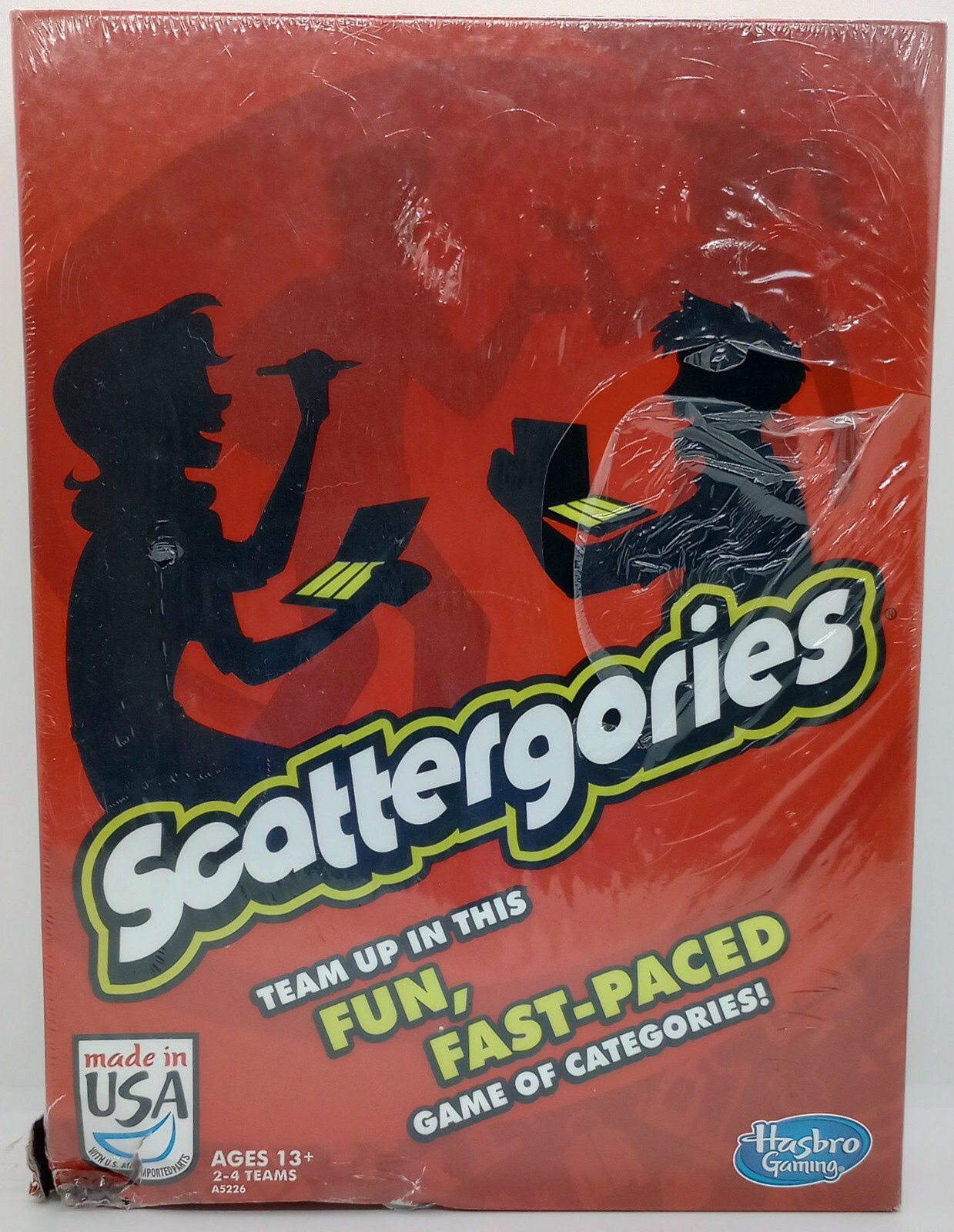 Scattergories ~ Hasbro Gaming ~ Ages 13+ ~ NEW SEALED BUT BOX DAMAGED – SEE PICS
