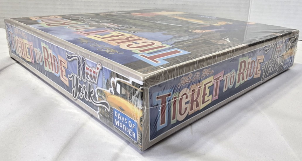 TICKET TO RIDE New York 60’s Days of Wonder Board Game 2-4 Players 8+ NEW/SEALED