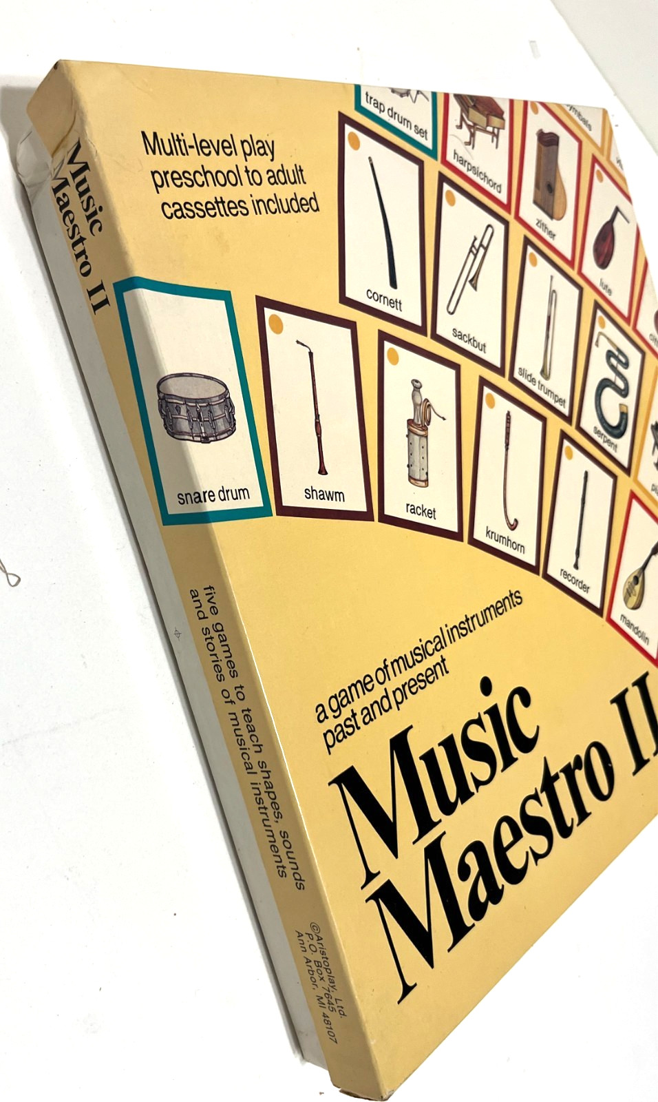 MUSIC MAESTRO II Board Game of Musical Instruments 1988 Aristoplay Complete