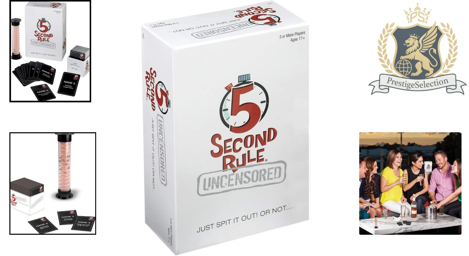 5 Second Uncensored Card Game – Perfect for Unforgettable Adult Gatherings