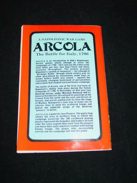 Operational Studies Group: ARCOLA folio – Napoleonic Battle for Italy game – PUN