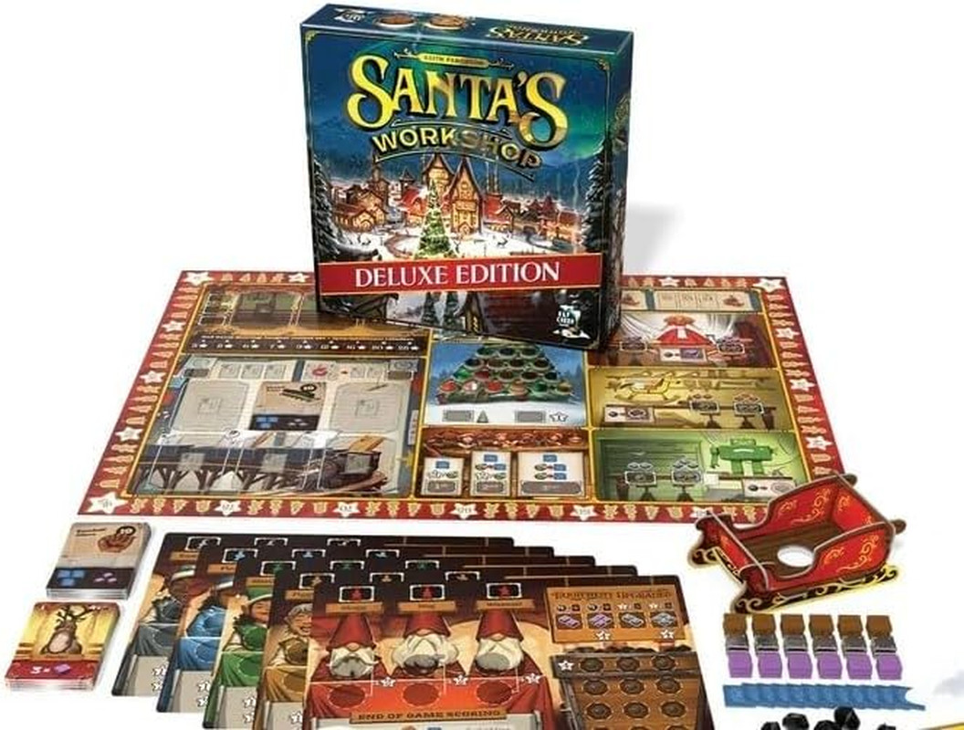 Santa’s Workshop Deluxe Edition – A Festive Worker Placement Game for Families a