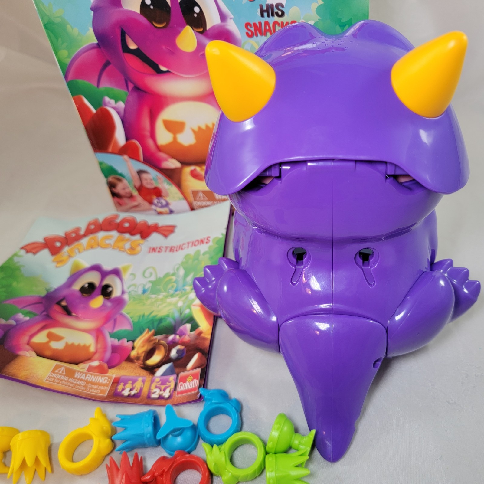 Dragon Snacks Game Electronic Works Includes 12 Playing Pieces Missing Wings