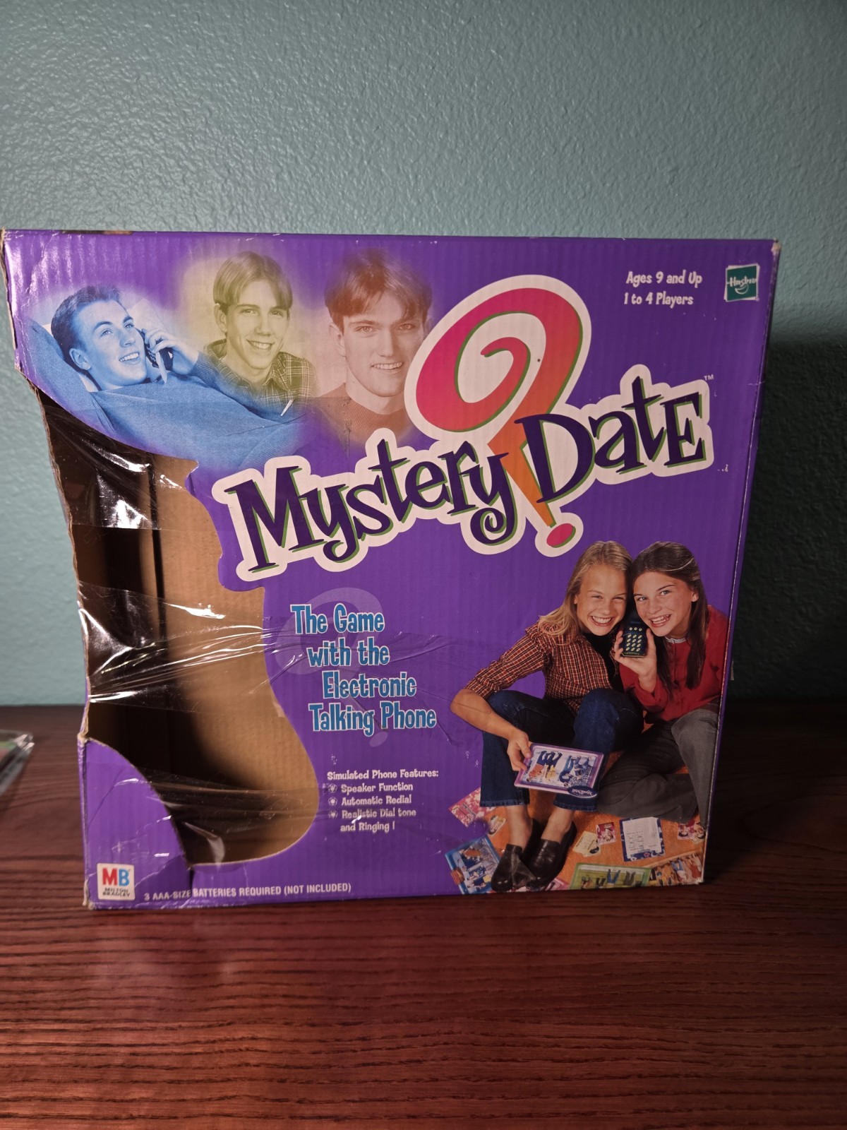 Mystery Date Electronic Talking Phone Game 2000 Missing One Card Holder