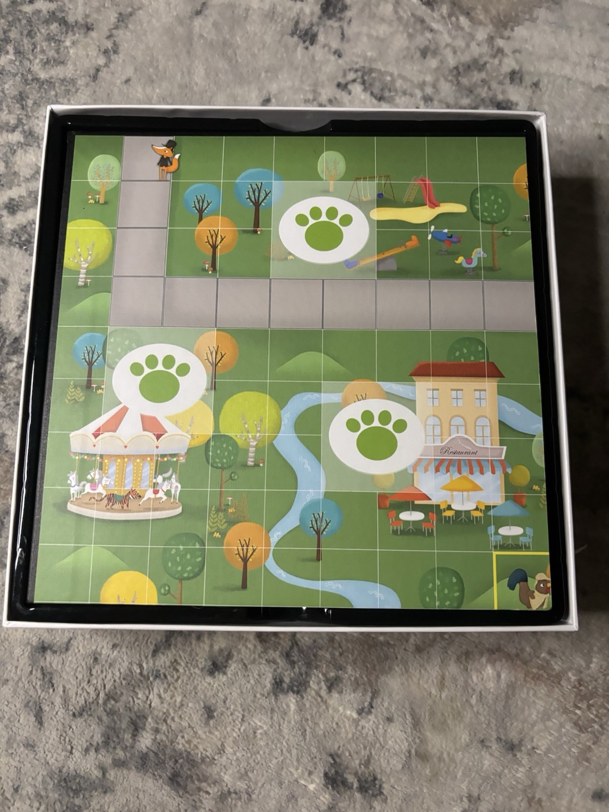 Outfoxed! Cooperative Board Game By Gamewright Game – Complete Excellent