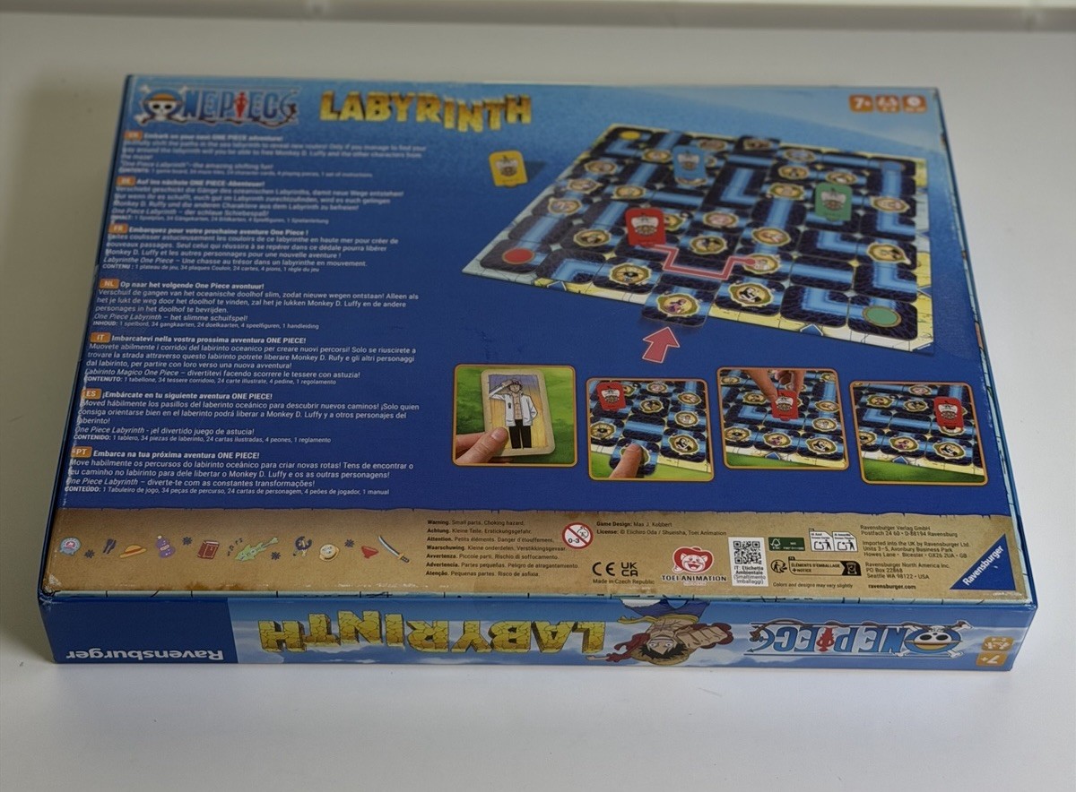 One Piece Clue + One Piece Labyrinth Board Game Bundle Complete Anime Edition