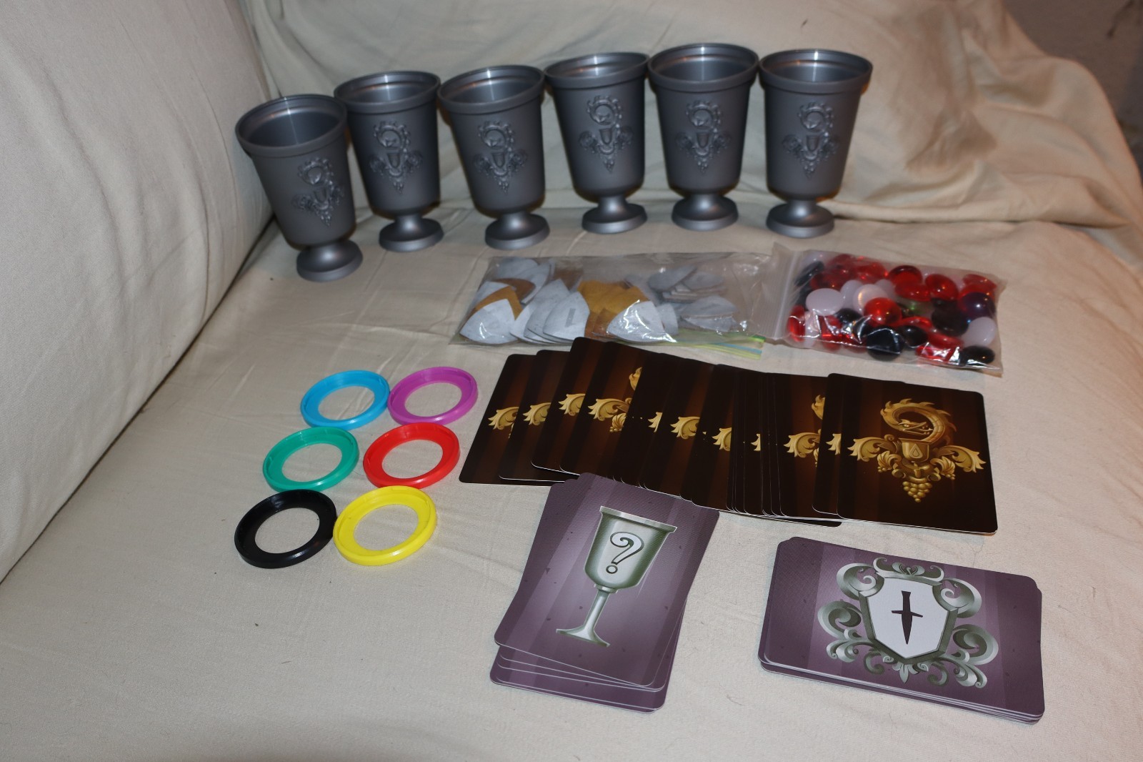 Raise Your Goblets Game Of Toasts Board Game Complete CMON Horrible Games