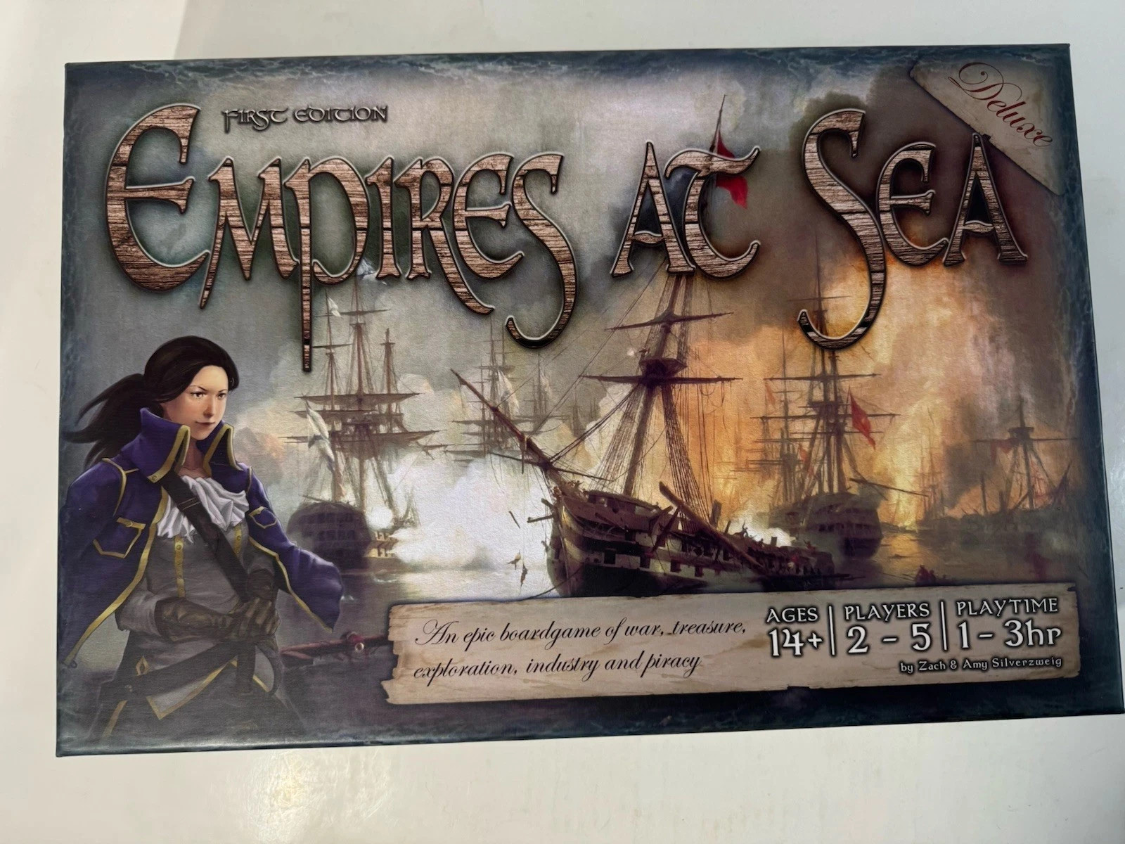 Empires at Sea Board Game Deluxe 2015 First Edition Z-Man Games Complete