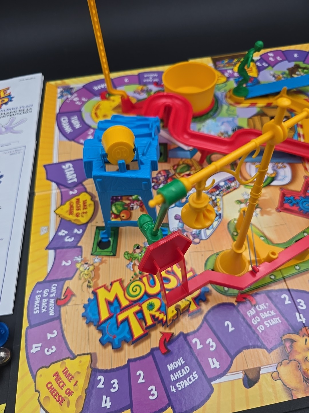 Vintage – MOUSE TRAP 100% COMPLETE – 2005 Board Game – Milton Bradley No 4657