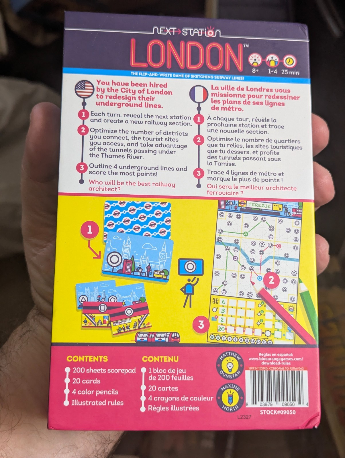 NEXT STATION LONDON Family Board Card Game 100% COMPLETE 2022 AWARD WINNER