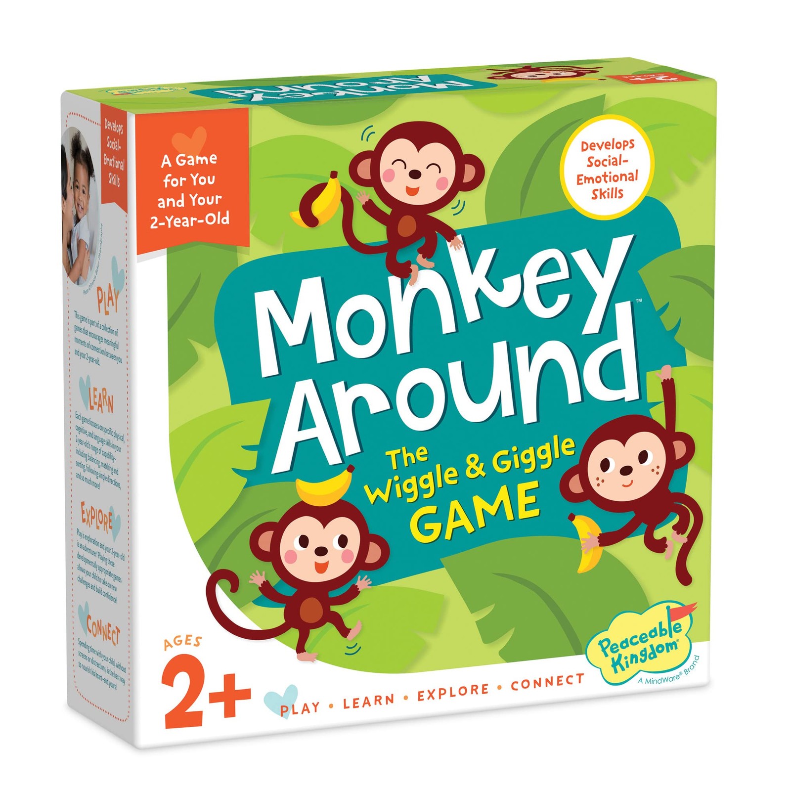 Monkey Around First Game for Toddlers Interactive play with Parent Ages 2+