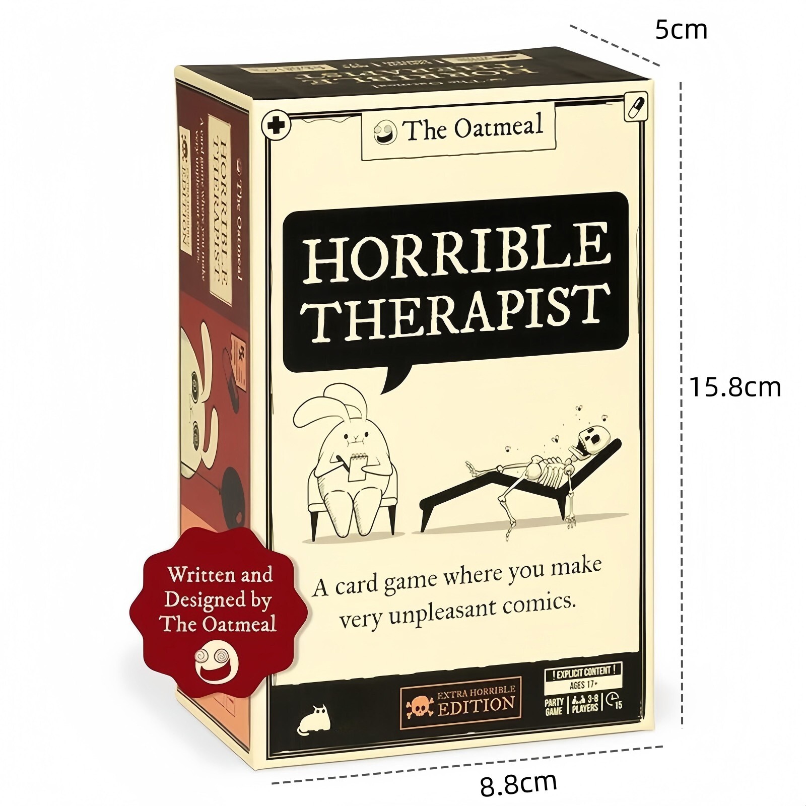 Horror Therapists: Extra Horror Edition 3-8 Players – Ages 17+ – Comic Building
