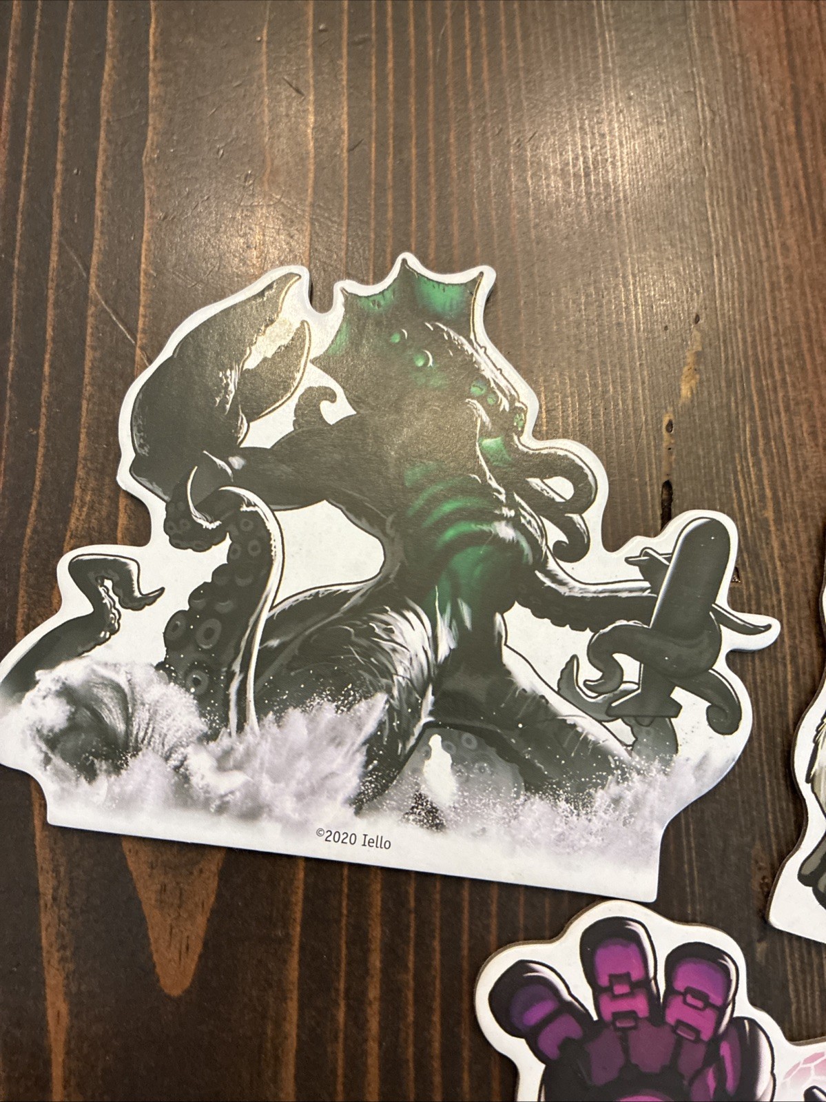 King Of Tokyo: Dark Edition / 4 Cardboard Figures / Official Game Pieces