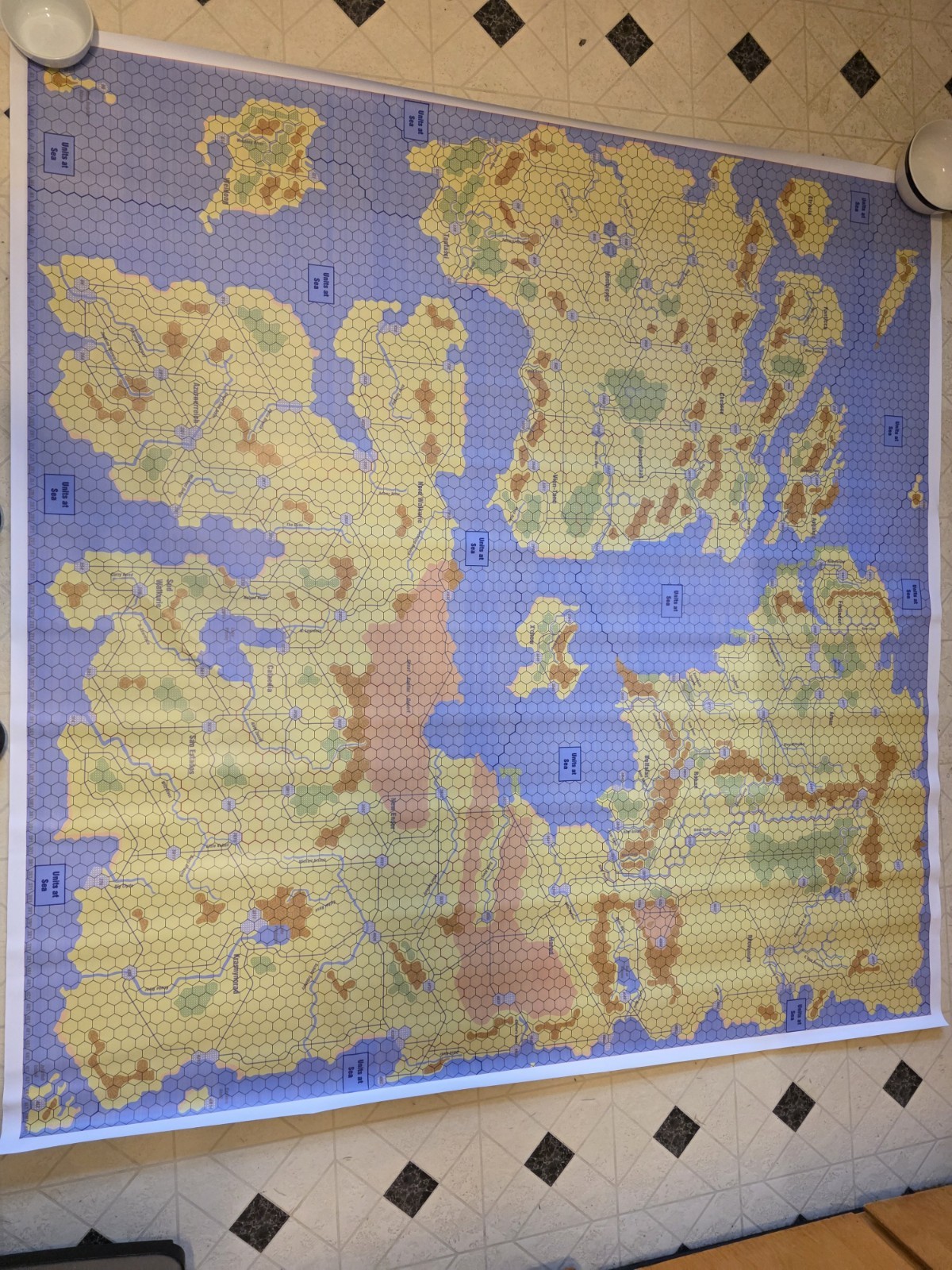 Avalon Hill Blitzkreig Map GDW SPI VG GMT
