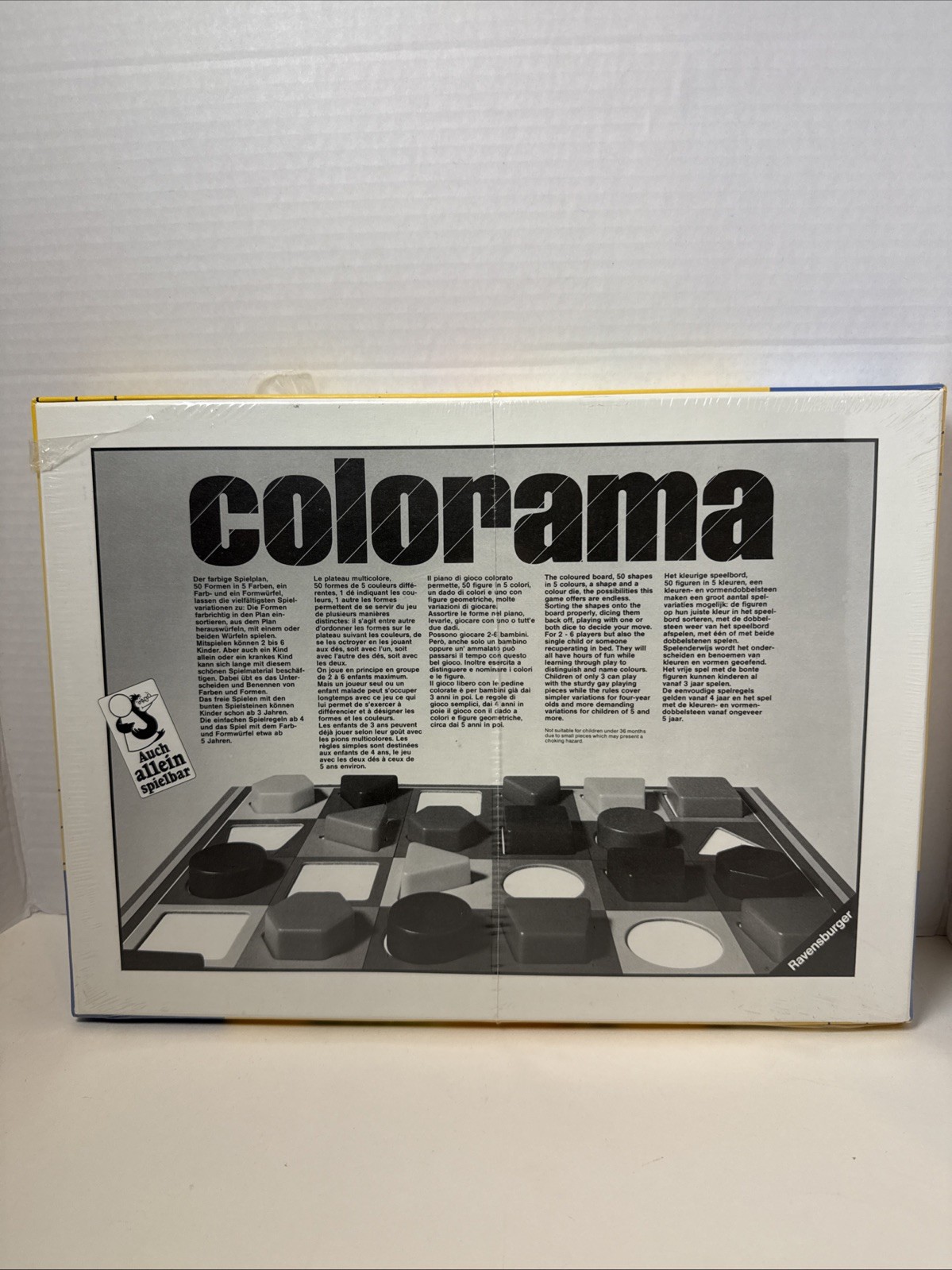 NEW Vtg Colorama Ravensburger Kids’ Game 1980 Ages 3-8 Learning