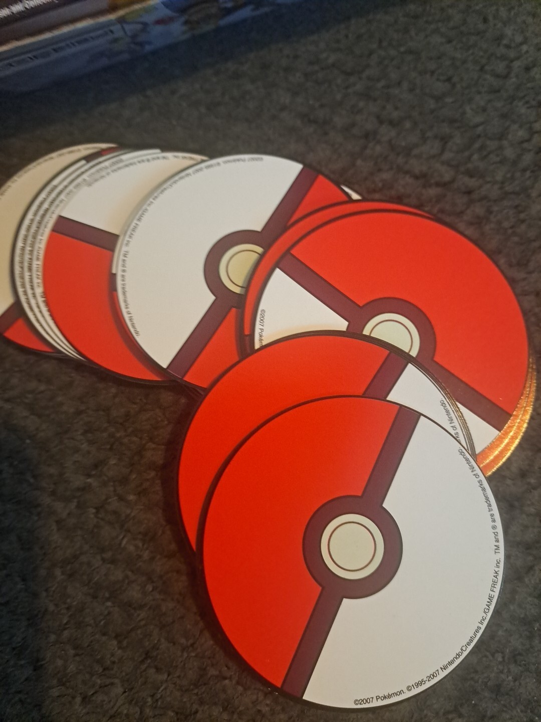 Pokemon Diamond and Pearl Poke Ball flip game 2007 Replacement 60 Game Cards