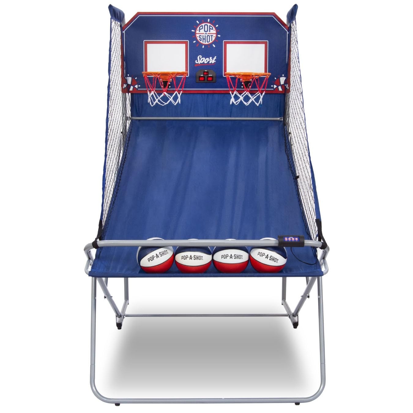 Pop-A-Shot – Dual Shot Sport | Arcade Basketball Game for Home | Large, Blue