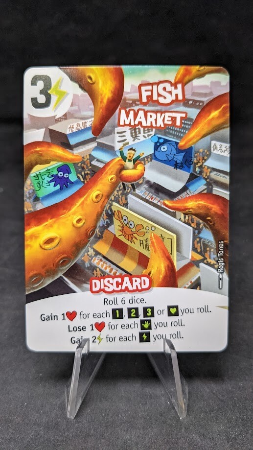 Fish Market – King of Tokyo Board Game – OP Exclusive Promo Card