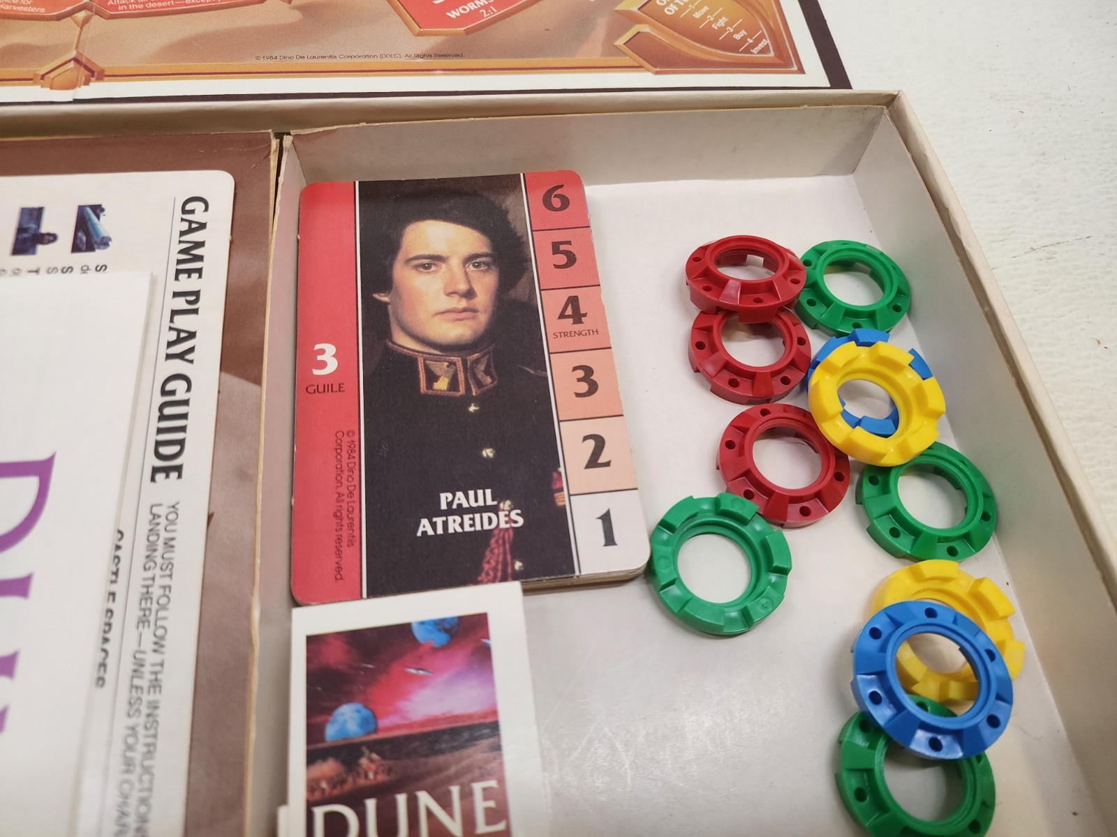 Dune Adventure Vintage Board Game 1984 Parker Brothers 100% COMPLETE