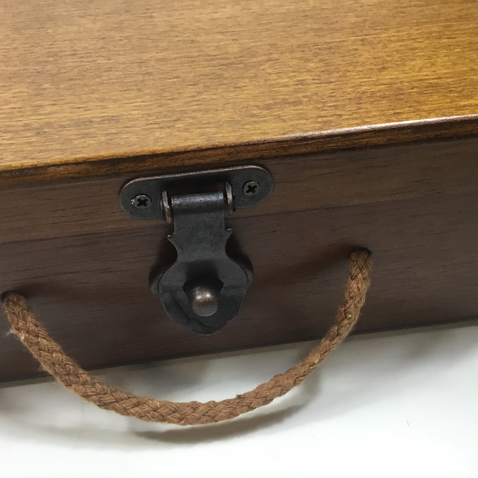 Game Shut The Box Wooden Case Dice Directions New In Box. 8x6x3 Inches Brown