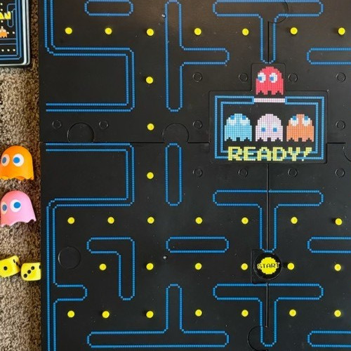 Pac-Man The Board Game Complete – Tested – Classic With Authentic Arcade Sounds!