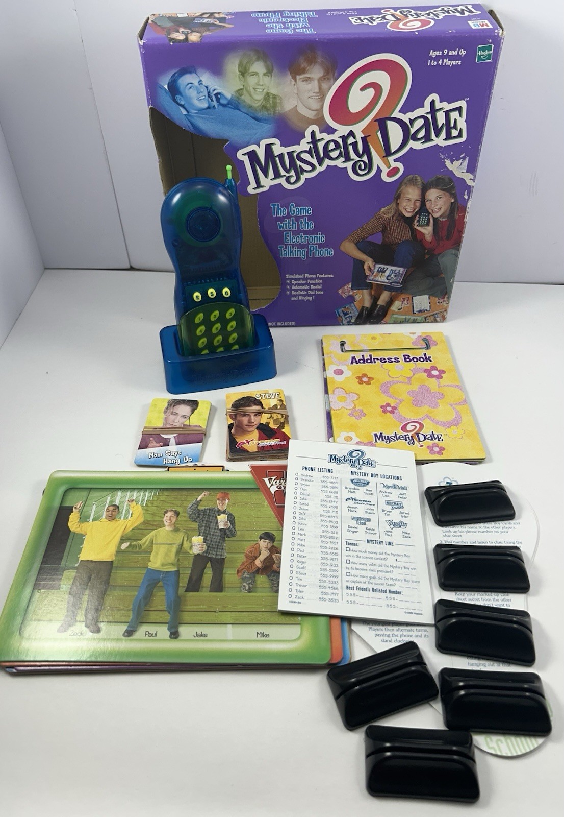 Mystery Date Board Game COMPLETE TESTED WORKS Milton Bradley 2000 Kids Family
