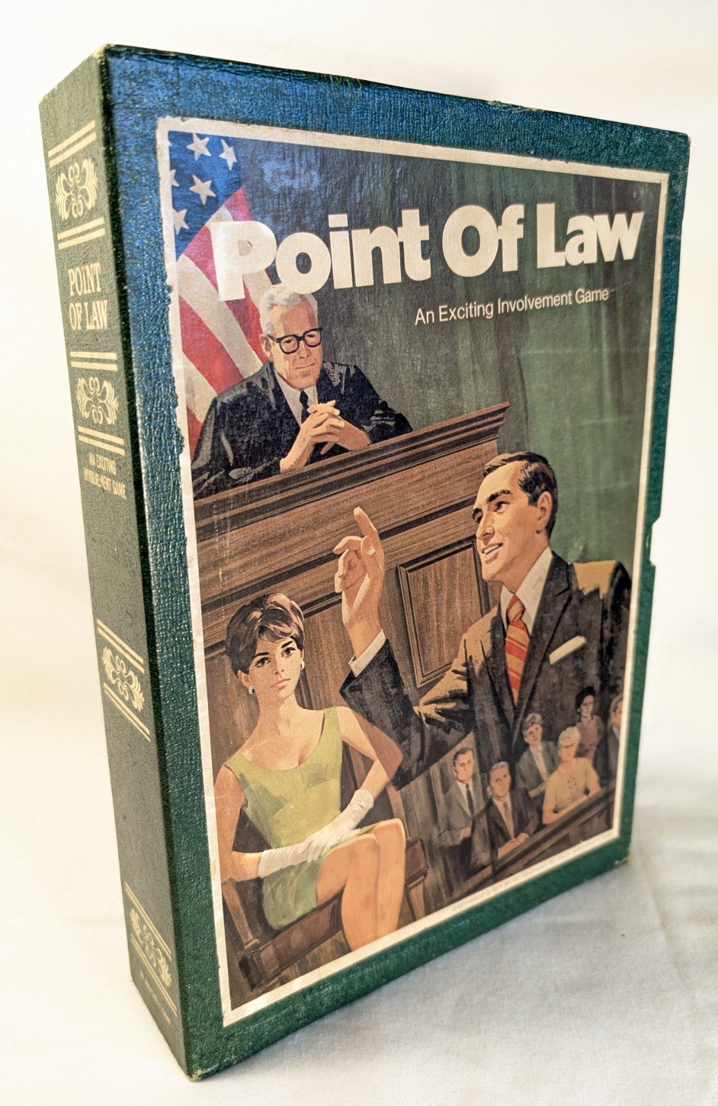 Vtg 3M Bookshelf Game POINT OF LAW Role-playing Involvement Open Box Unused 1972