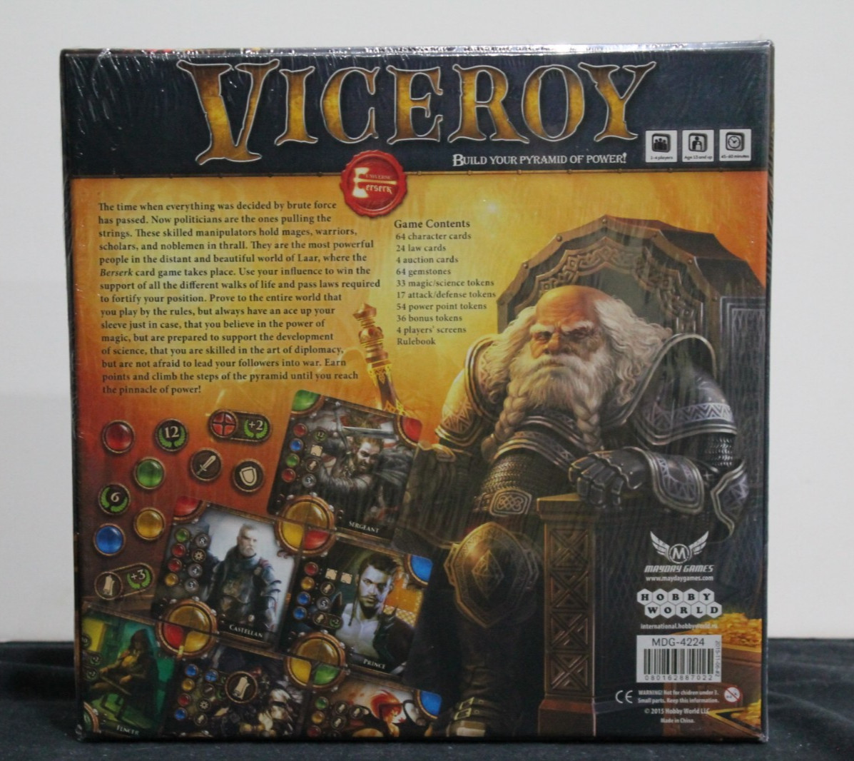 VICEROY board game | Build Your Pyramid of Power! (Hobby World 2015) NEW