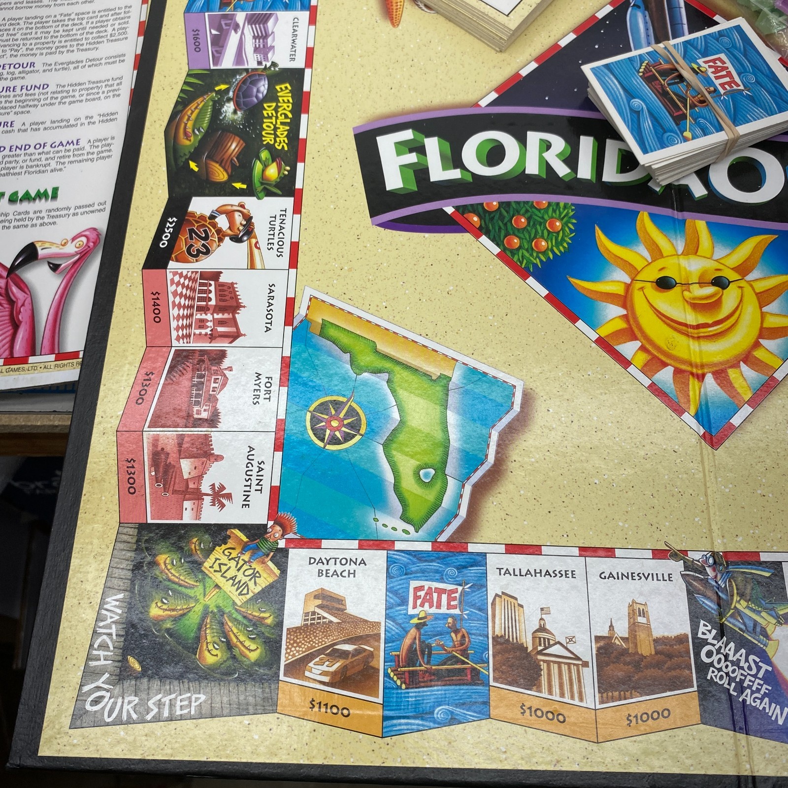 Vintage FloridaOpoly Board Game Sunshine State 1997