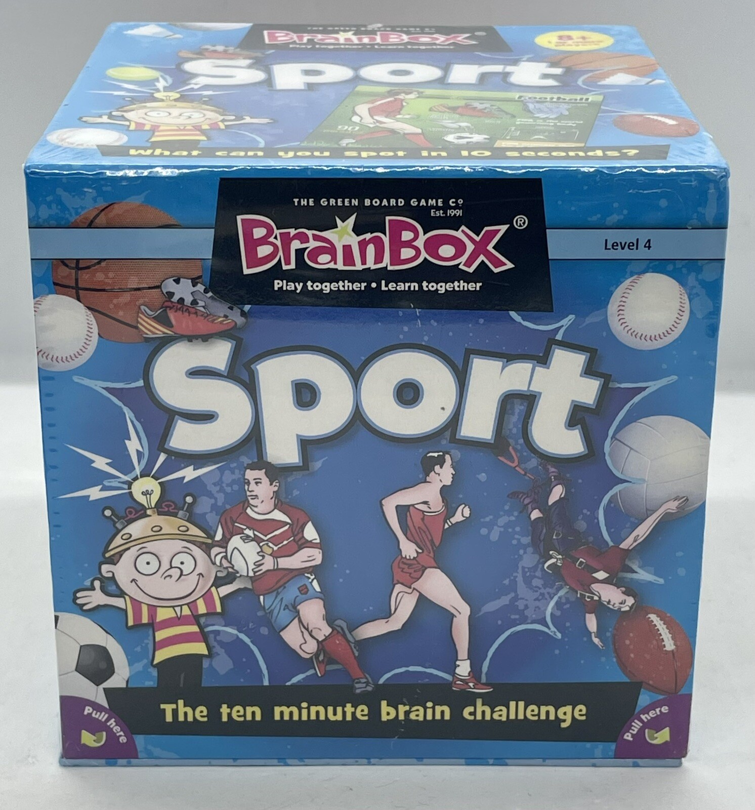 BrainBox Sports Quiz Game Play & Learn Together The 10 Min Brain Challenge