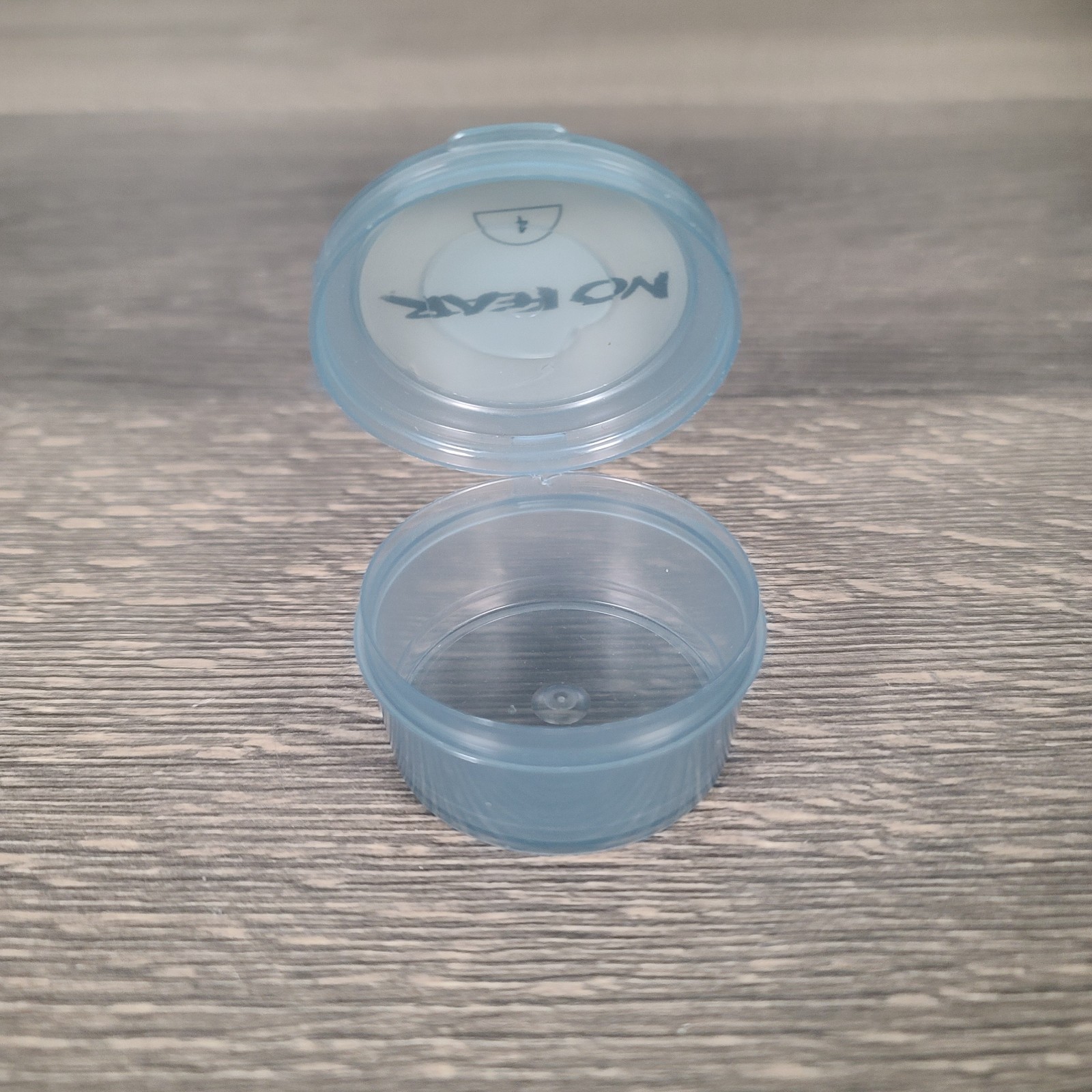 No Fear POGs Milk Cap 5 Pogs 1 Plastic Slammer And Container