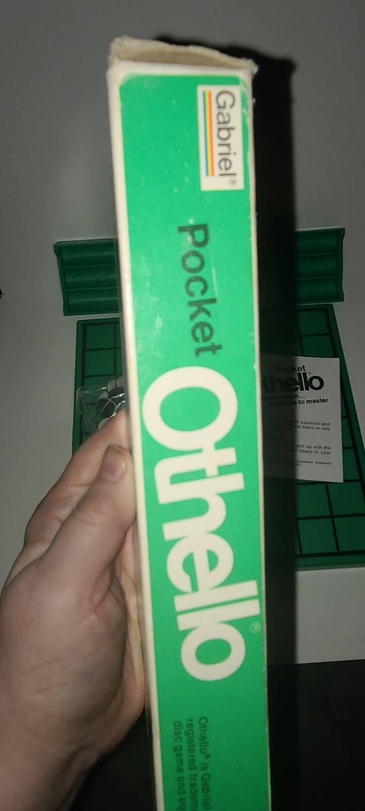 1970s OTHELLO Board Game POCKET Version By GABRIEL Sealed DISCS Pk – NOS w/Box