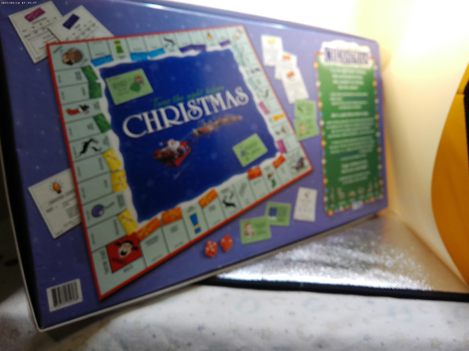 Twas the Night Before Christmas board game Late for the Sky issued